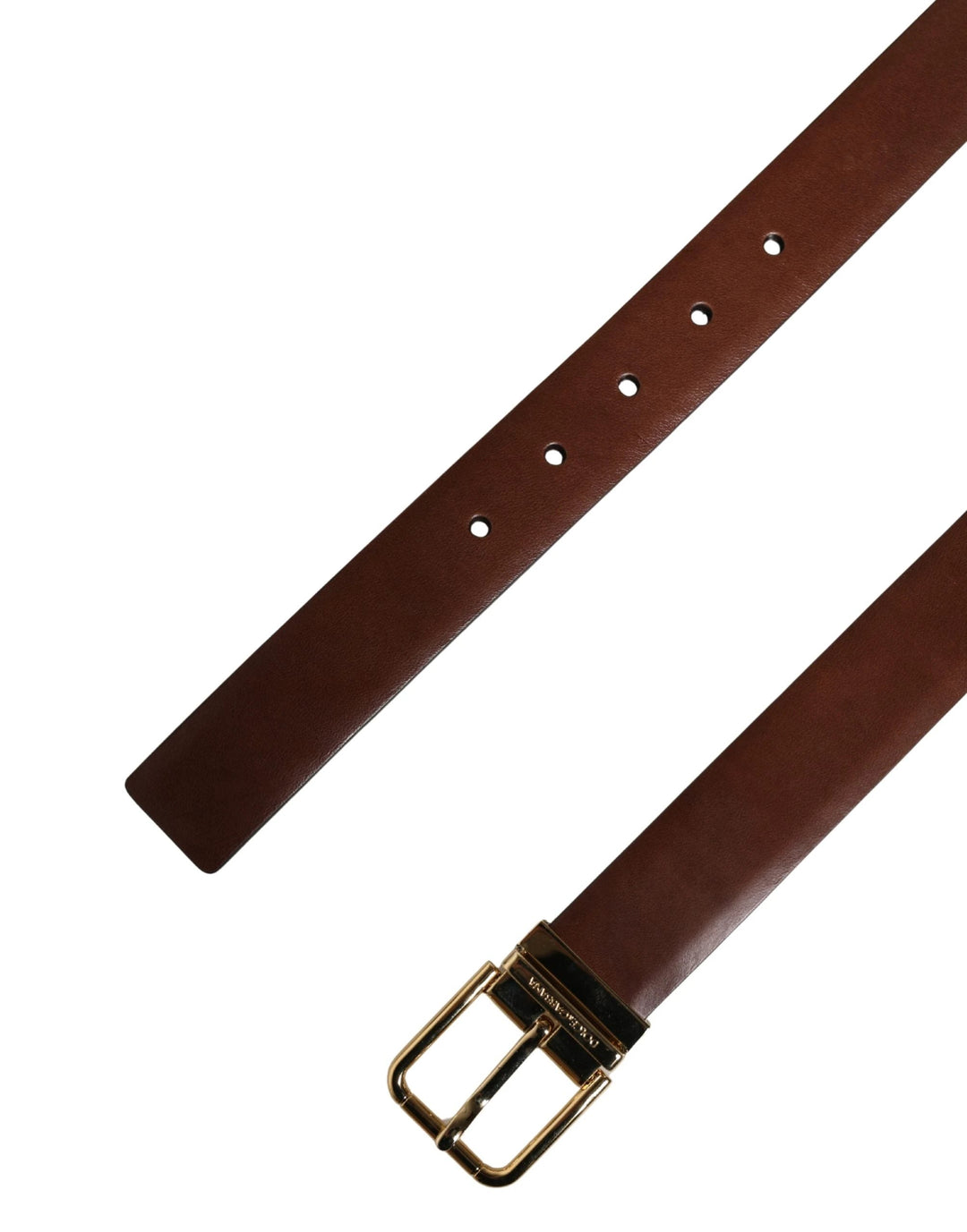 Dolce &amp; Gabbana Sample Sale Dolce &amp; Gabbana Men Brown Classic Leather Metal Buckle Belt - | Designer outlet