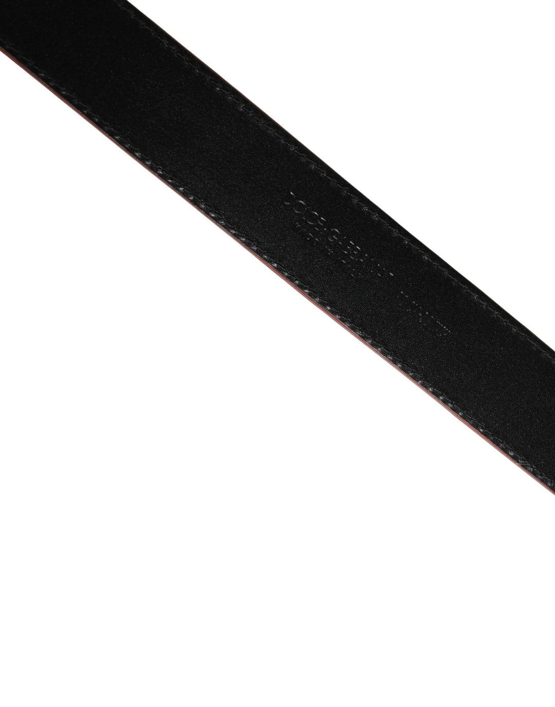 Dolce &amp; Gabbana Sample Sale Dolce &amp; Gabbana Men Beige Red Woven Leather Metal Buckle Belt - | Designer outlet