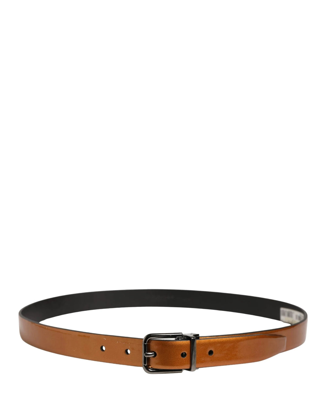 Dolce &amp; Gabbana Sample Sale Dolce &amp; Gabbana Men Brown Classic Leather Metal Buckle Belt - | Designer outlet