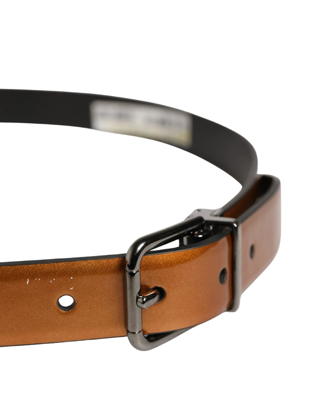 Dolce &amp; Gabbana Sample Sale Dolce &amp; Gabbana Men Brown Classic Leather Metal Buckle Belt - | Designer outlet