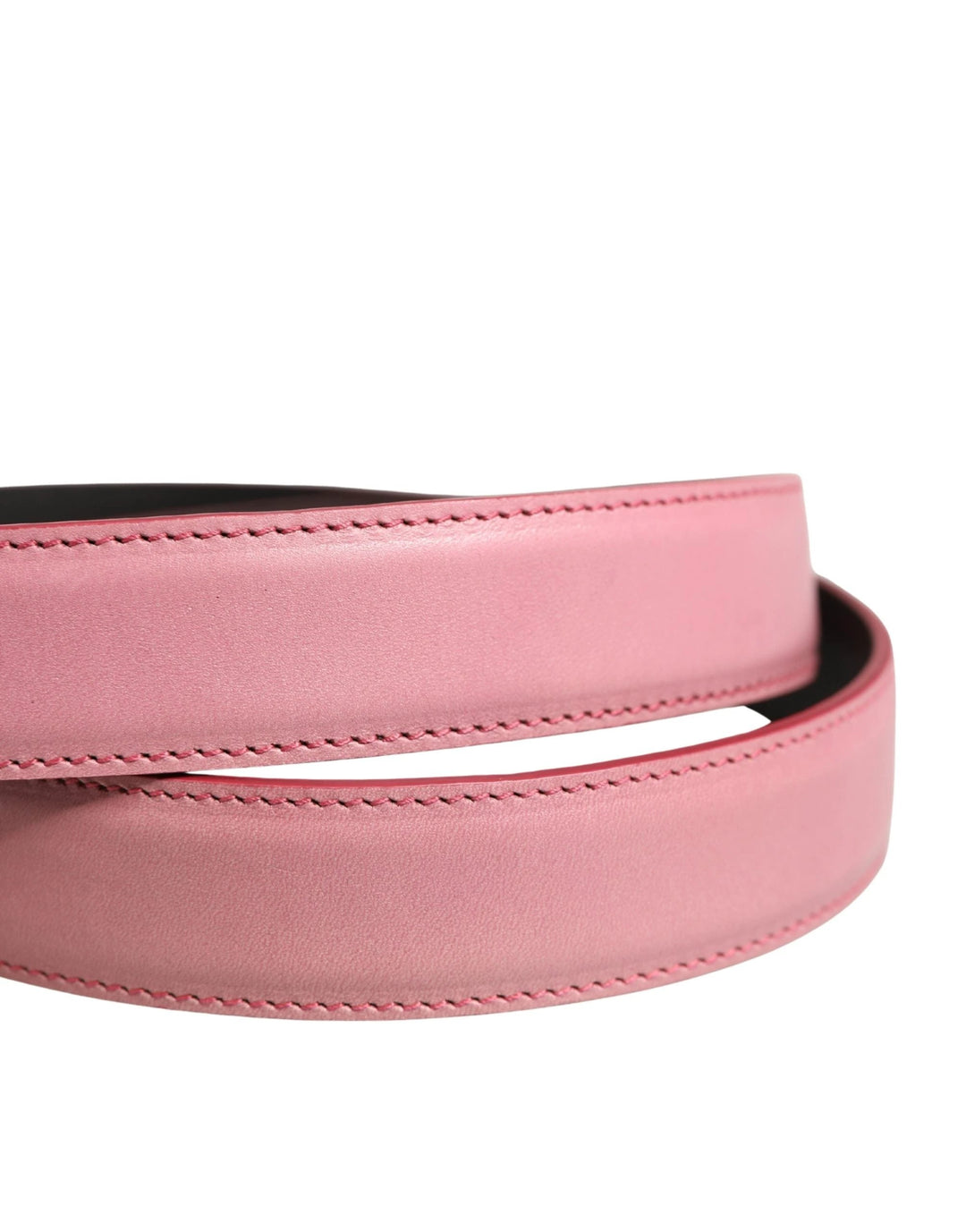 Dolce &amp; Gabbana Sample Sale Dolce &amp; Gabbana Men Pink Classic Leather Metal Buckle Belt - | Designer outlet