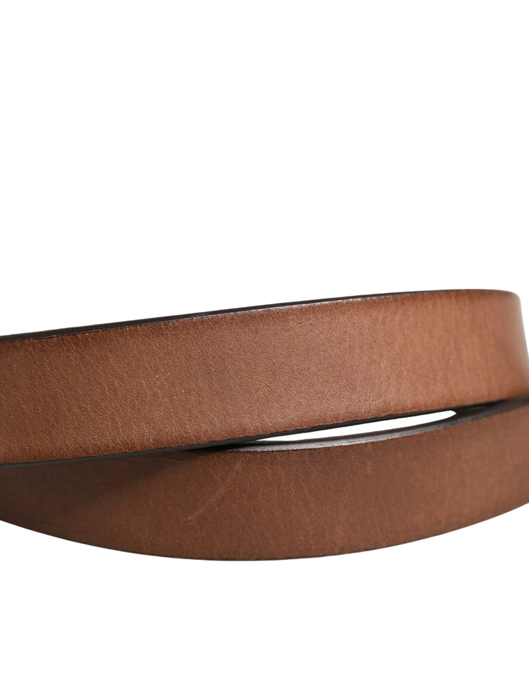 Dolce &amp; Gabbana Sample Sale Dolce &amp; Gabbana Men Brown Classic Leather Metal Buckle Belt - | Designer outlet