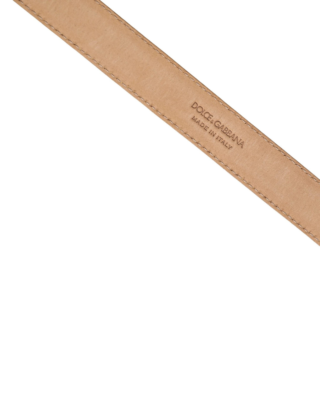 Dolce &amp; Gabbana Sample Sale Dolce &amp; Gabbana Men Yellow Classic Leather Metal Buckle Belt - | Designer outlet