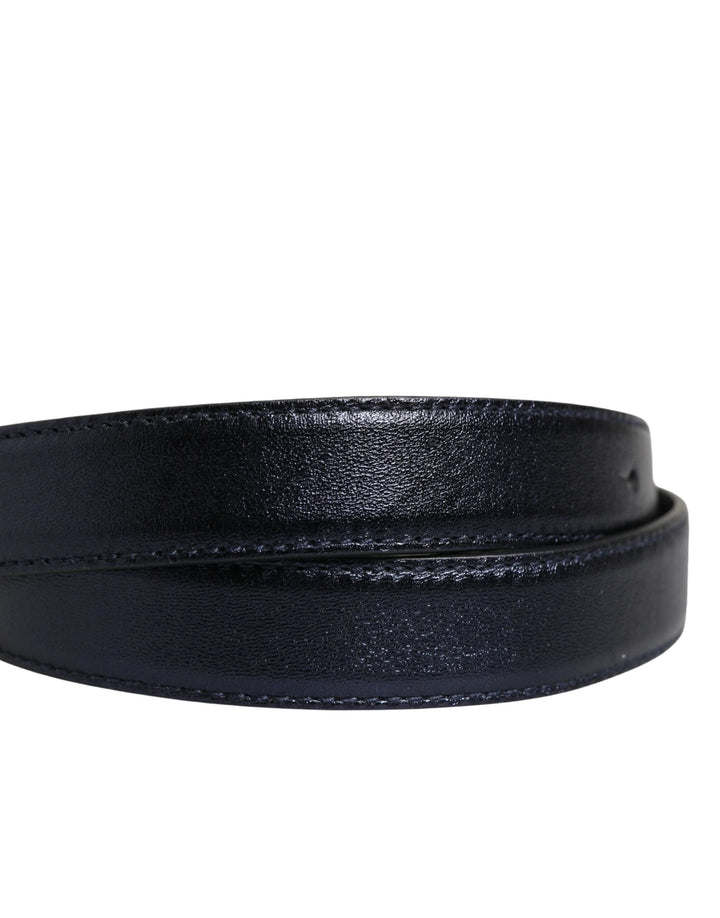 Dolce &amp; Gabbana Sample Sale Dolce &amp; Gabbana Men Black Classic Leather Square Buckle Belt - | Designer outlet