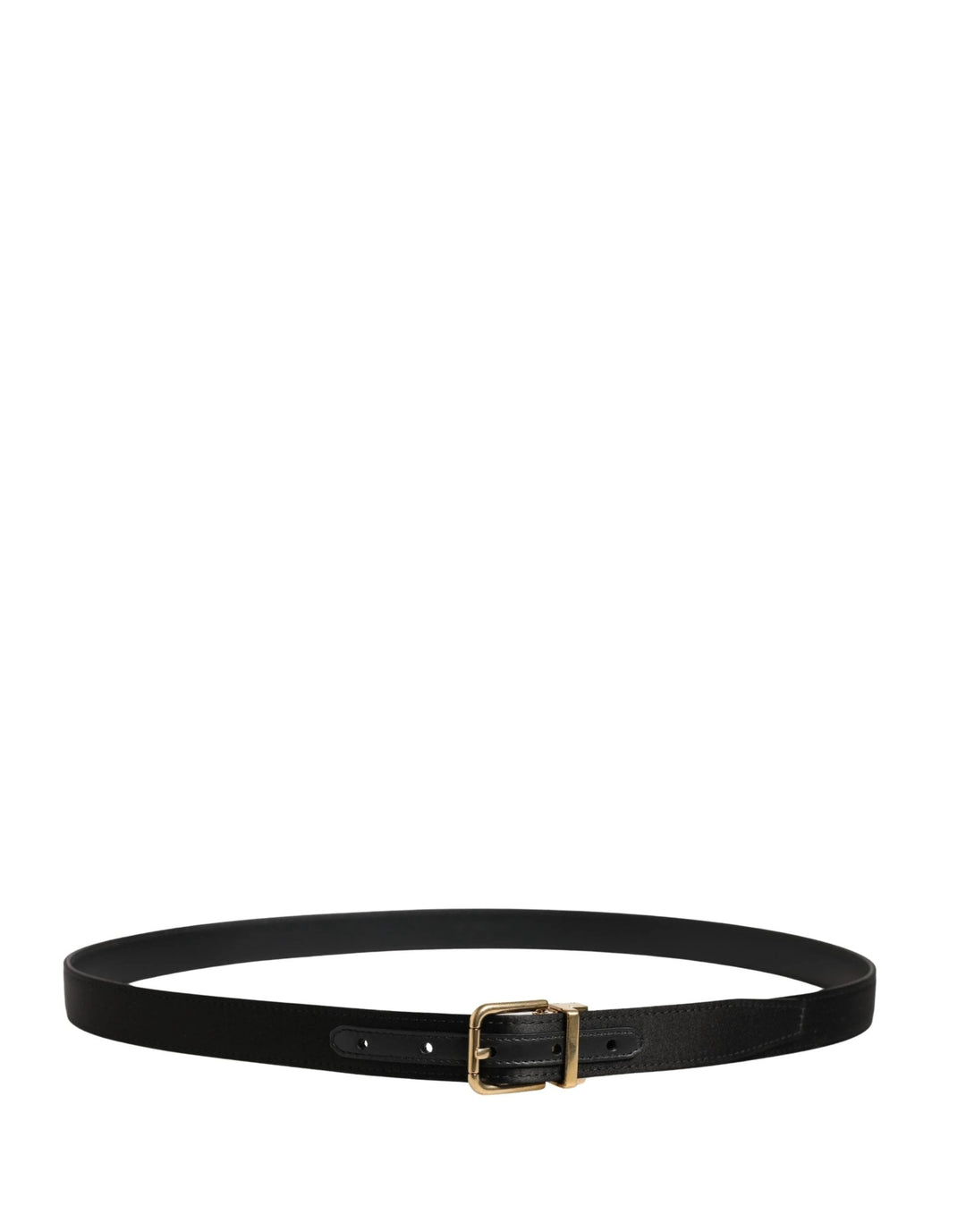 Dolce &amp; Gabbana Sample Sale Dolce &amp; Gabbana Men Black Classic Viscose Metal Buckle Belt - | Designer outlet