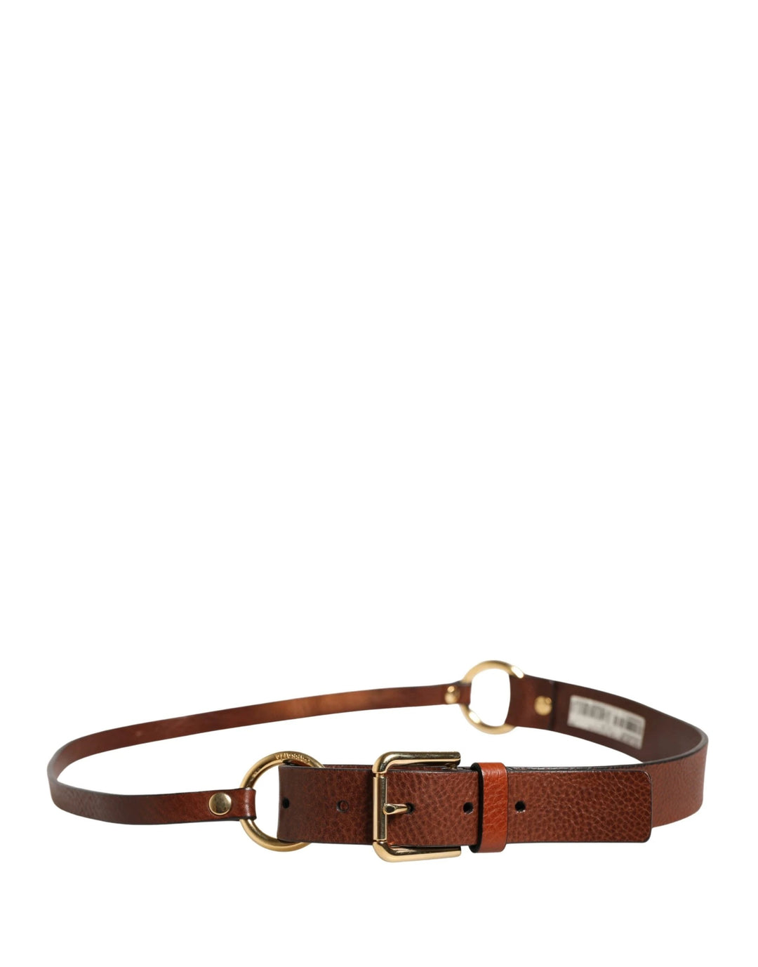 Dolce &amp; Gabbana Sample Sale Dolce &amp; Gabbana Men Brown Classic Leather Metal Buckle Belt - | Designer outlet