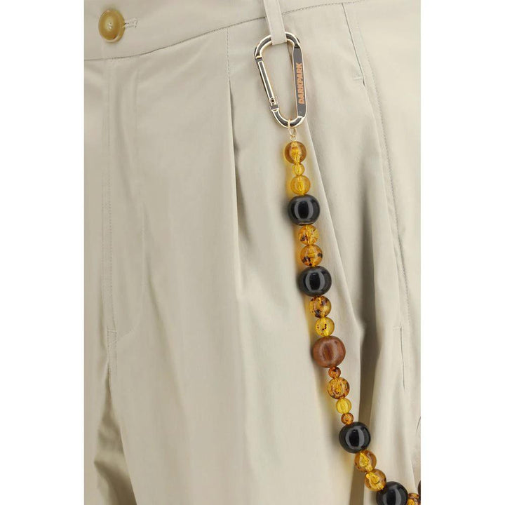 Darkpark Sample Sale Darkpark Beige Cotton Casual Pants - | Designer outlet