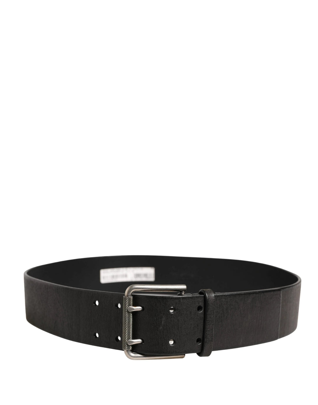Dolce &amp; Gabbana Sample Sale Dolce &amp; Gabbana Men Black Classic Leather Metal Buckle Belt - | Designer outlet