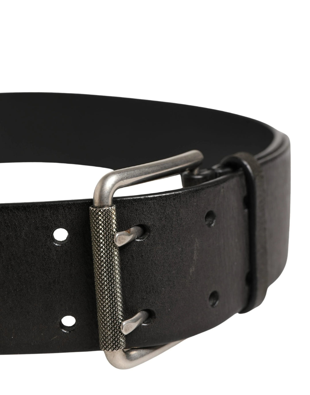 Dolce &amp; Gabbana Sample Sale Dolce &amp; Gabbana Men Black Classic Leather Metal Buckle Belt - | Designer outlet