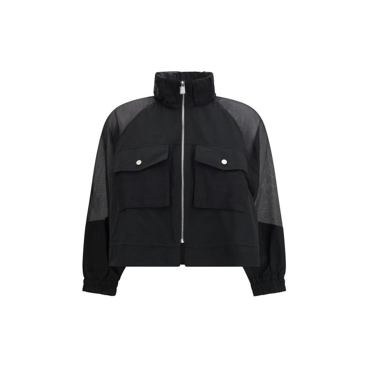 PINKO Black Polyester Shell Jacket