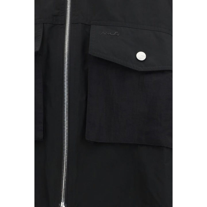 PINKO Black Polyester Shell Jacket