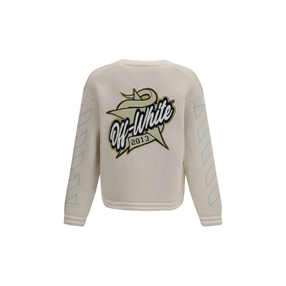 Off-White Sample Sale Off-White Beige Cotton Cardigan - | Designer outlet