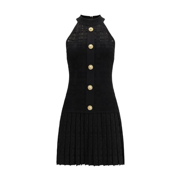 Balmain Sample Sale Balmain Black Viscose Cocktail Dress - | Designer outlet