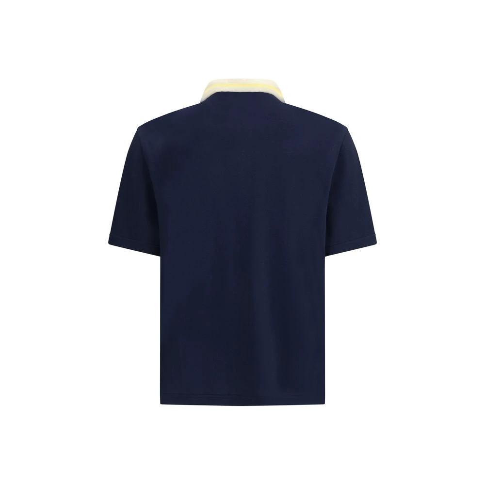 Marni Sample Sale Marni Blue Cotton Polo Shirt - | Designer outlet