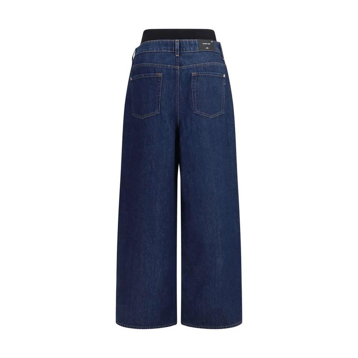 7FOR Sample Sale 7FOR Blue Cotton Relaxed Fit Jeans - | Designer outlet