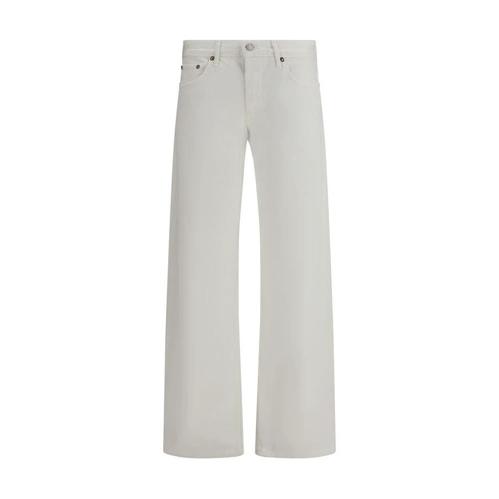 Agolde Sample Sale Agolde White Cotton Jeans Denim - | Designer outlet