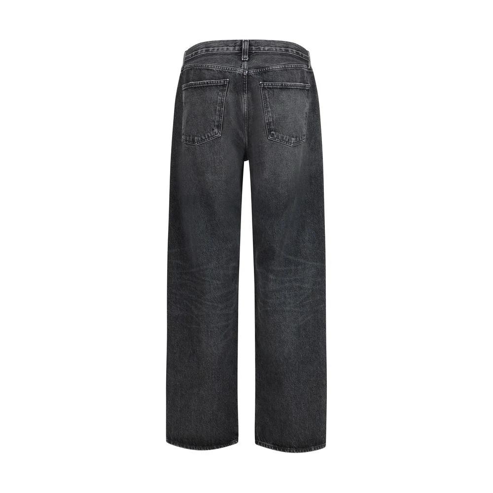 Agolde Sample Sale Agolde Black Cotton Straight-Leg Jeans - | Designer outlet