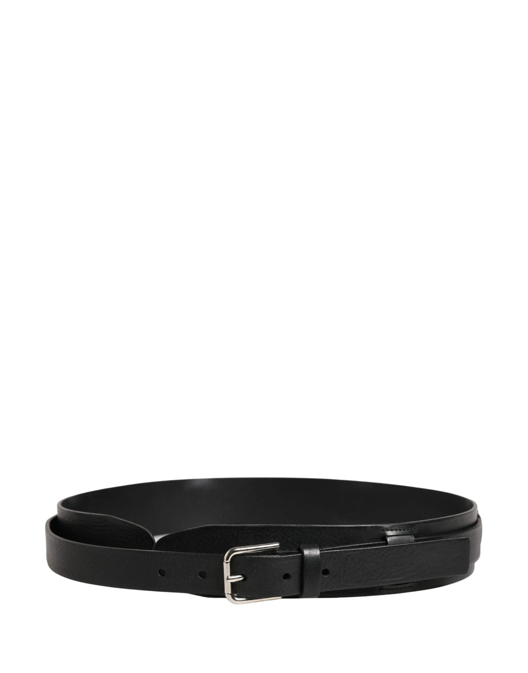 Dolce &amp; Gabbana Sample Sale Dolce &amp; Gabbana Men Black Classic Leather Metal Buckle Belt - | Designer outlet