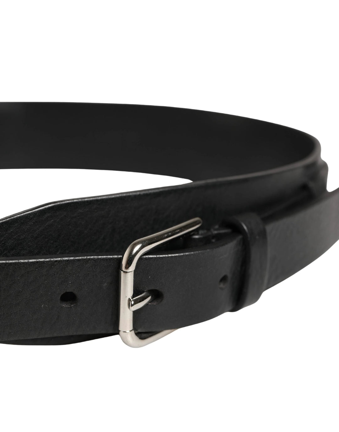 Dolce &amp; Gabbana Sample Sale Dolce &amp; Gabbana Men Black Classic Leather Metal Buckle Belt - | Designer outlet