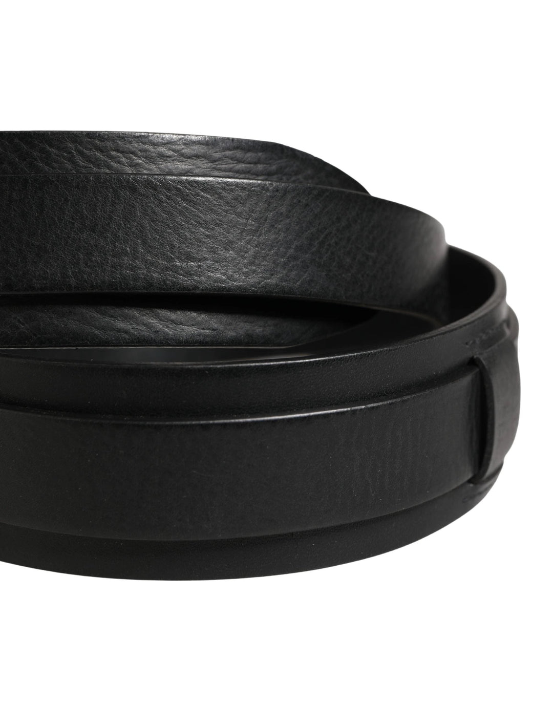 Dolce &amp; Gabbana Sample Sale Dolce &amp; Gabbana Men Black Classic Leather Metal Buckle Belt - | Designer outlet
