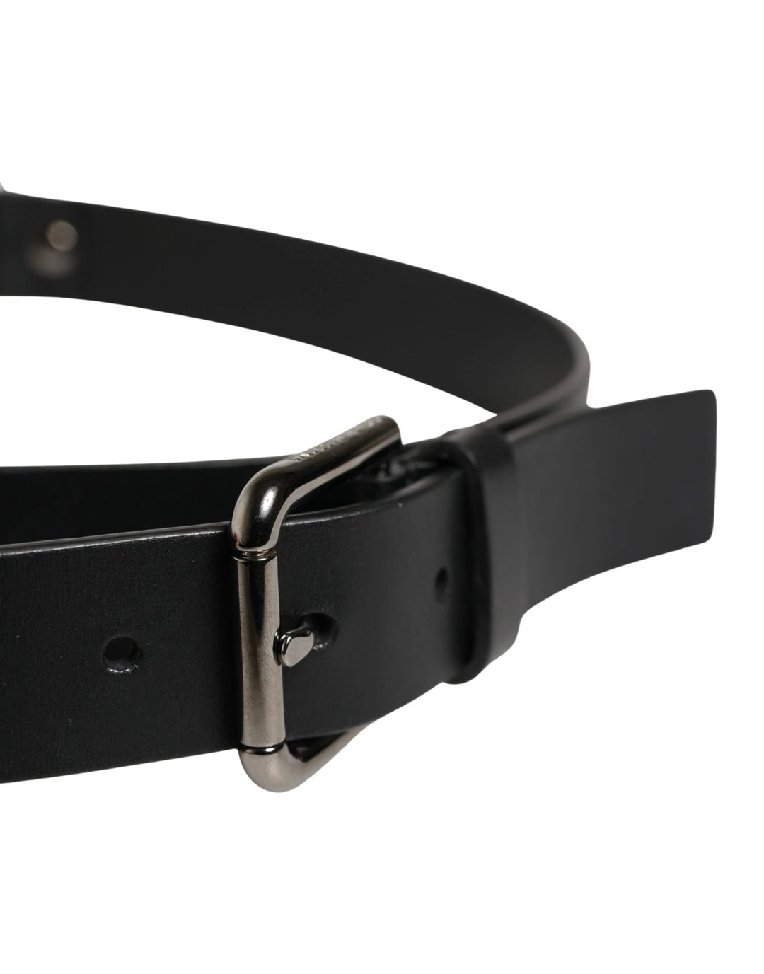 Dolce &amp; Gabbana Sample Sale Dolce &amp; Gabbana Men Black Calfskin Leather Metal Buckle Belt - | Designer outlet