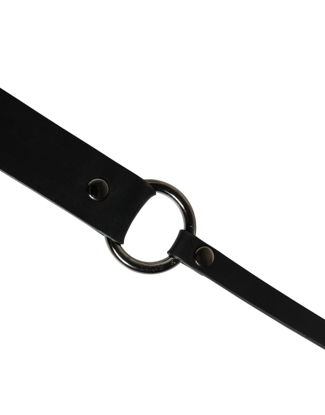 Dolce &amp; Gabbana Sample Sale Dolce &amp; Gabbana Men Black Calfskin Leather Metal Buckle Belt - | Designer outlet