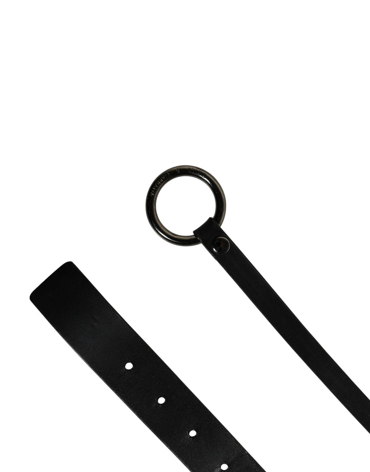 Dolce &amp; Gabbana Sample Sale Dolce &amp; Gabbana Men Black Calfskin Leather Metal Buckle Belt - | Designer outlet