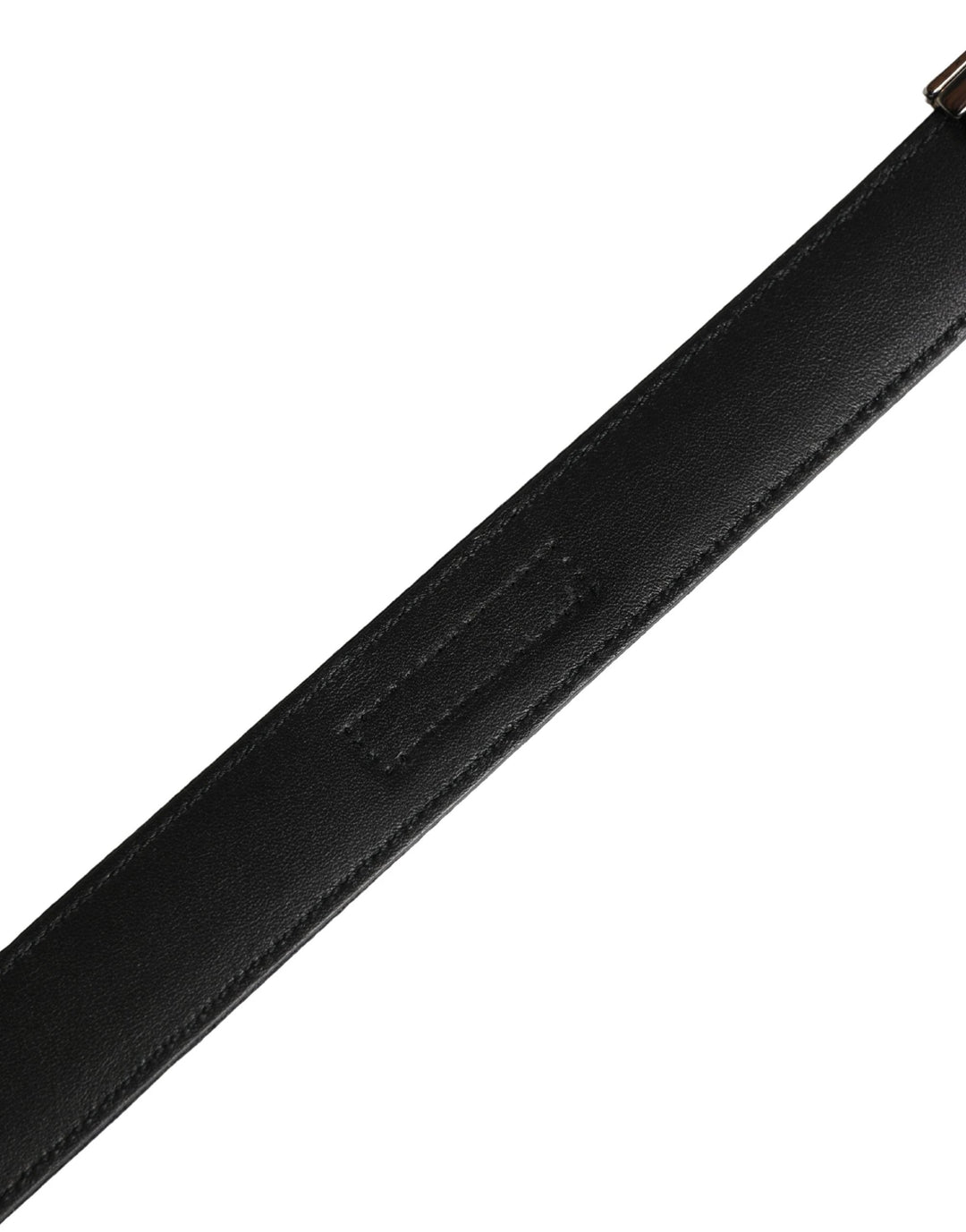 Dolce &amp; Gabbana Sample Sale Dolce &amp; Gabbana Men Black Classic Viscose Metal Buckle Belt - | Designer outlet