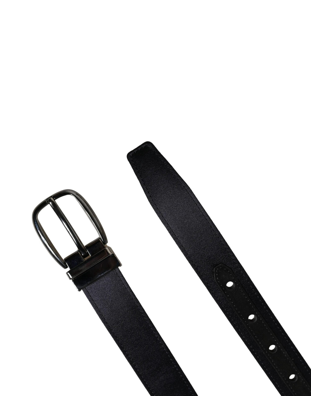 Dolce &amp; Gabbana Sample Sale Dolce &amp; Gabbana Men Black Classic Viscose Metal Buckle Belt - | Designer outlet