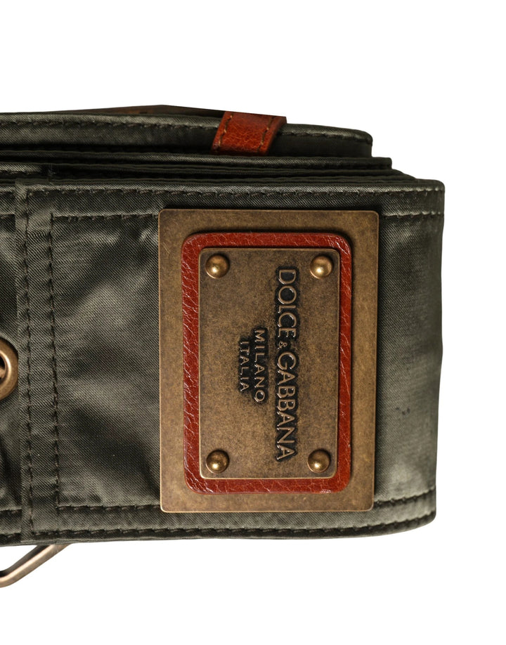 Dolce &amp; Gabbana Sample Sale Dolce &amp; Gabbana Men Black Wide Leather DG Metal Buckle Belt - | Designer outlet