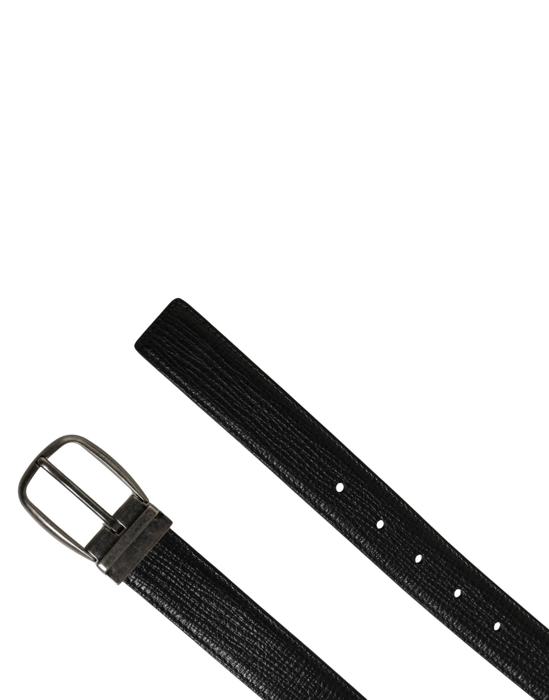 Dolce &amp; Gabbana Sample Sale Dolce &amp; Gabbana Men Black Classic Leather Metal Buckle Belt - | Designer outlet