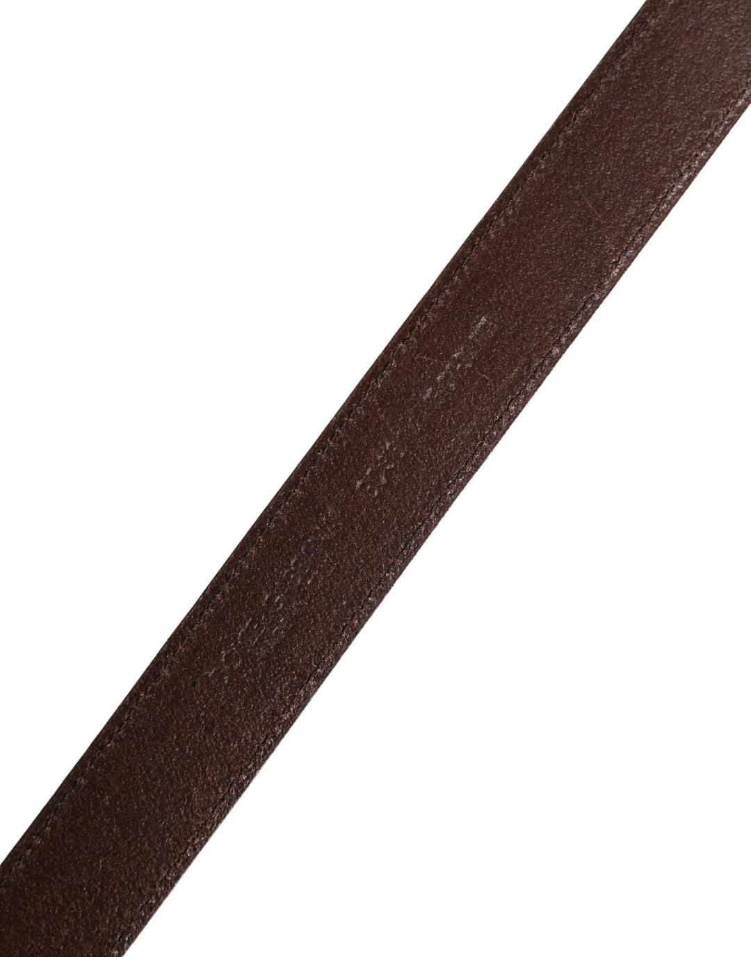 Dolce &amp; Gabbana Sample Sale Dolce &amp; Gabbana Men Brown Classic Leather Metal Buckle Belt - | Designer outlet