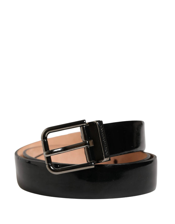 Dolce &amp; Gabbana Sample Sale Dolce &amp; Gabbana Men Black Classic Leather Metal Buckle Belt - | Designer outlet