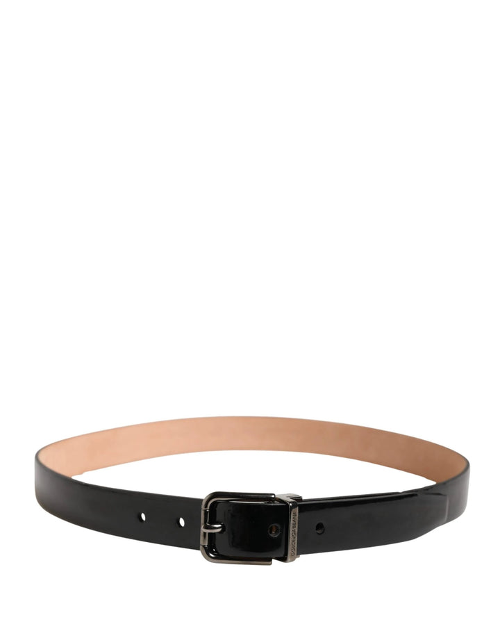 Dolce &amp; Gabbana Sample Sale Dolce &amp; Gabbana Men Black Classic Leather Metal Buckle Belt - | Designer outlet