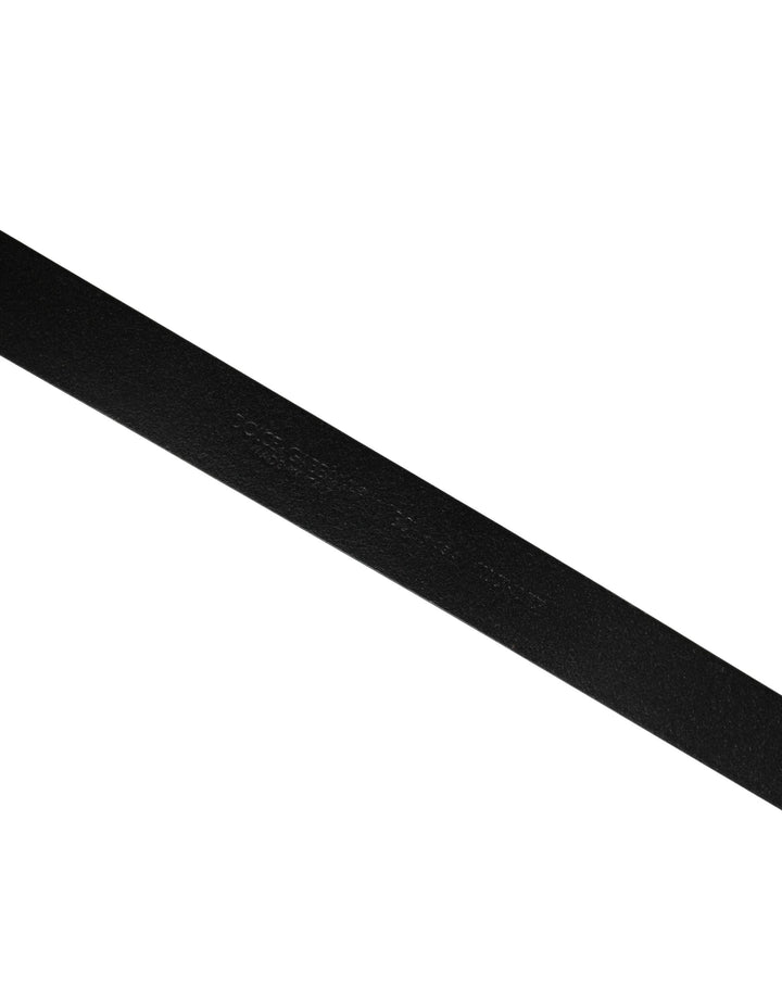 Dolce &amp; Gabbana Sample Sale Dolce &amp; Gabbana Men Black Classic Leather Metal Buckle Belt - | Designer outlet