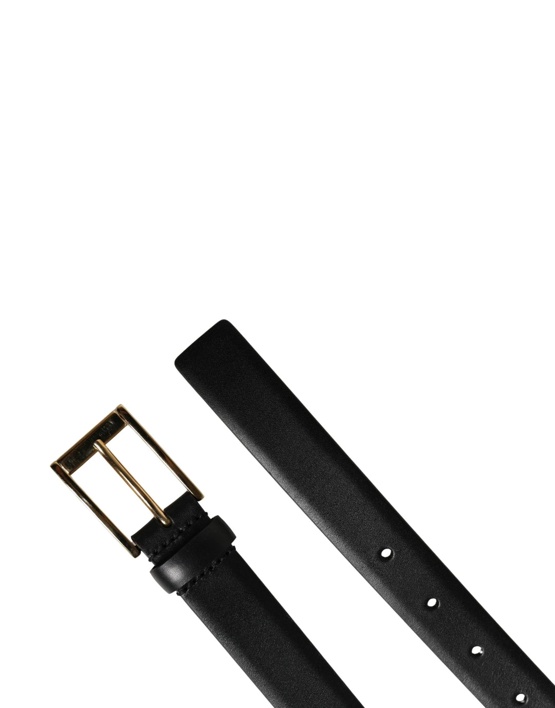 Dolce &amp; Gabbana Sample Sale Dolce &amp; Gabbana Men Black Classic Leather Metal Buckle Belt - | Designer outlet