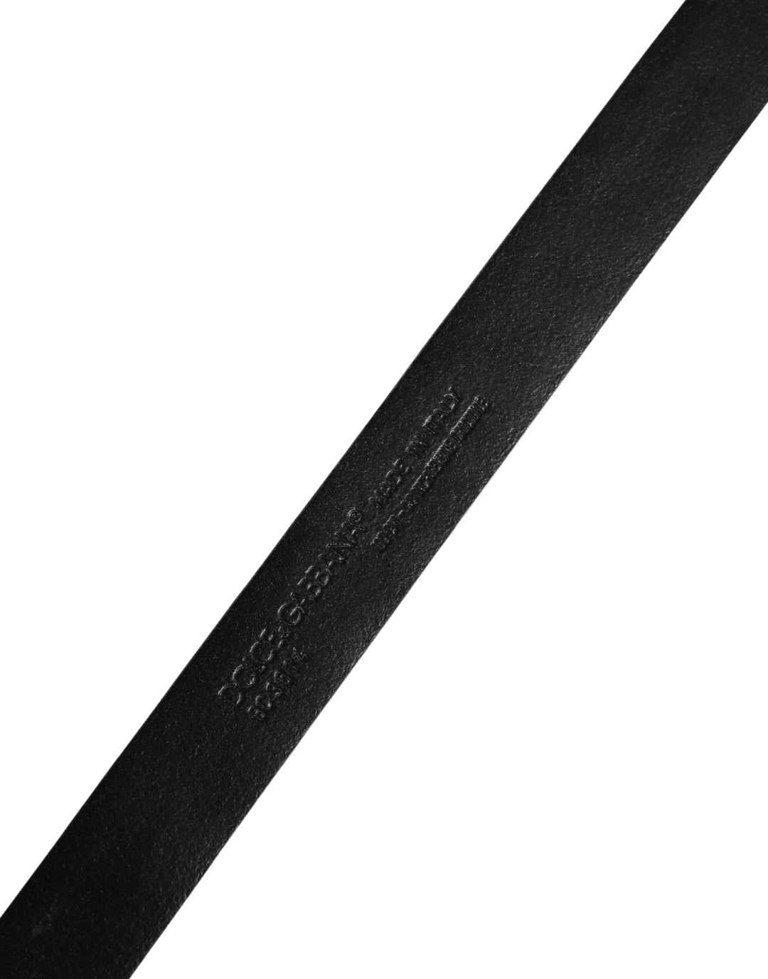 Dolce &amp; Gabbana Sample Sale Dolce &amp; Gabbana Men Black Exotic Leather Metal Buckle Belt - | Designer outlet