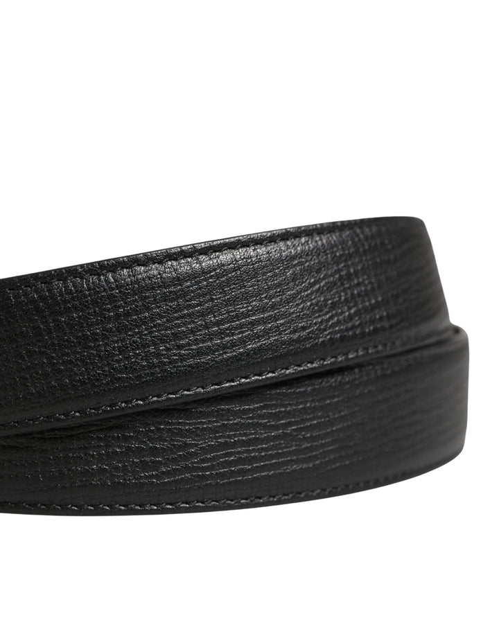 Dolce &amp; Gabbana Sample Sale Dolce &amp; Gabbana Men Black Classic Leather Metal Buckle Belt - | Designer outlet