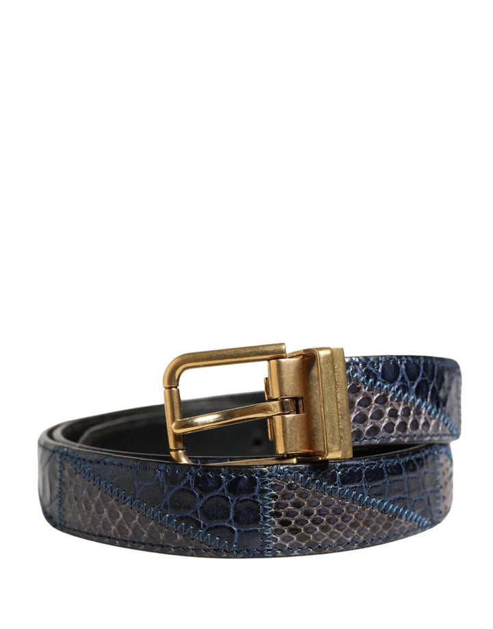 Dolce &amp; Gabbana Sample Sale Dolce &amp; Gabbana Men Multicolor Leather Metal Buckle Belt - | Designer outlet