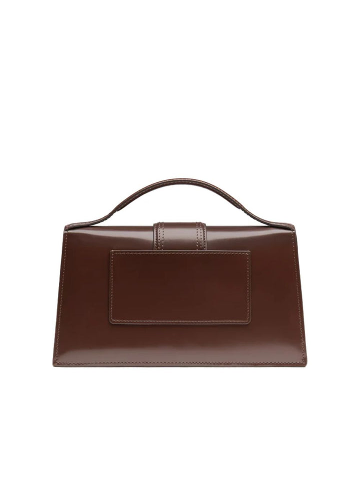 Jacquemus Midnight brown Leather Le Grand Bambino Handbag