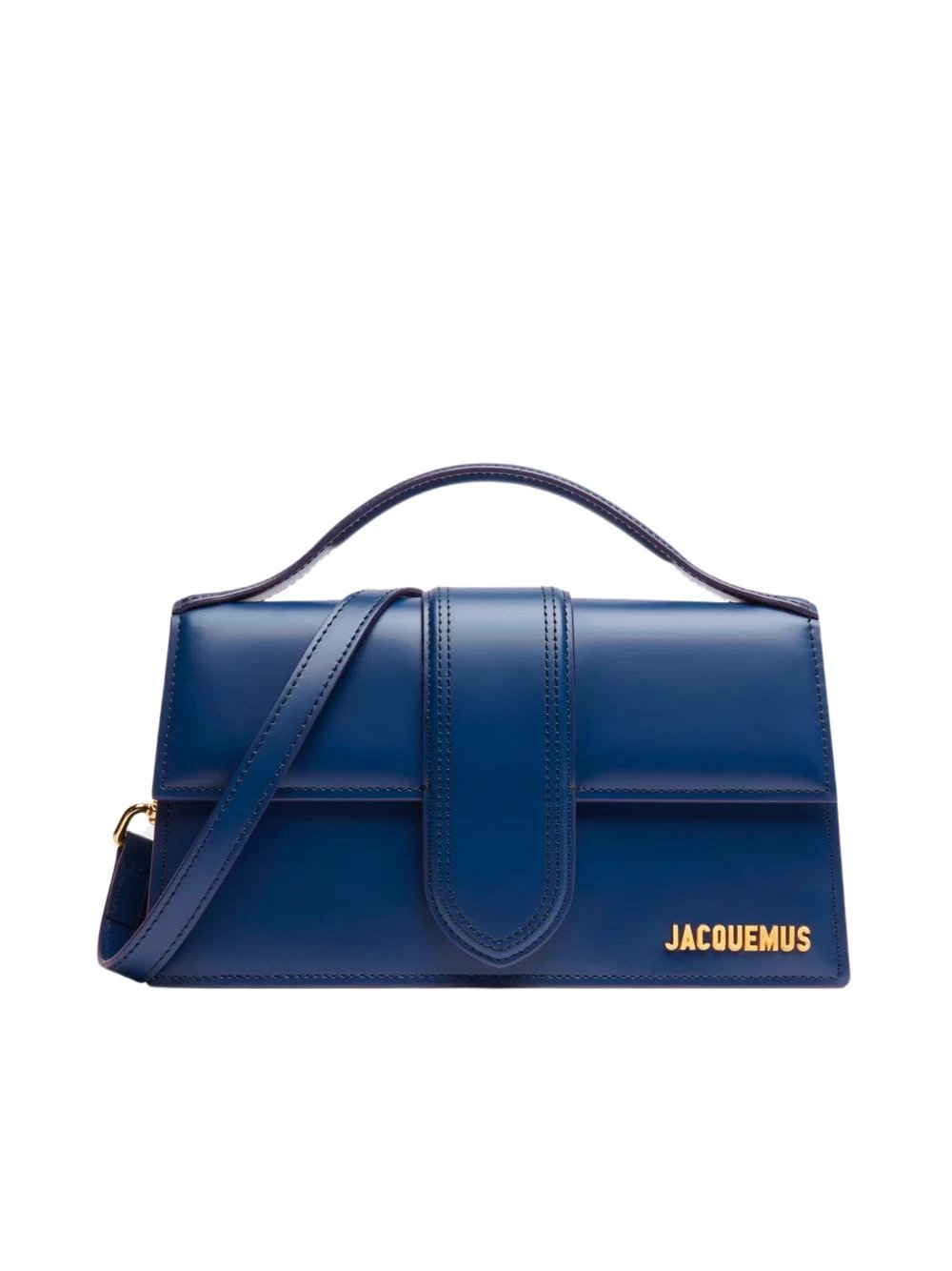 Jacquemus Dark NavyLeather Le Grand Bambino Handbag – Ask Me Wear
