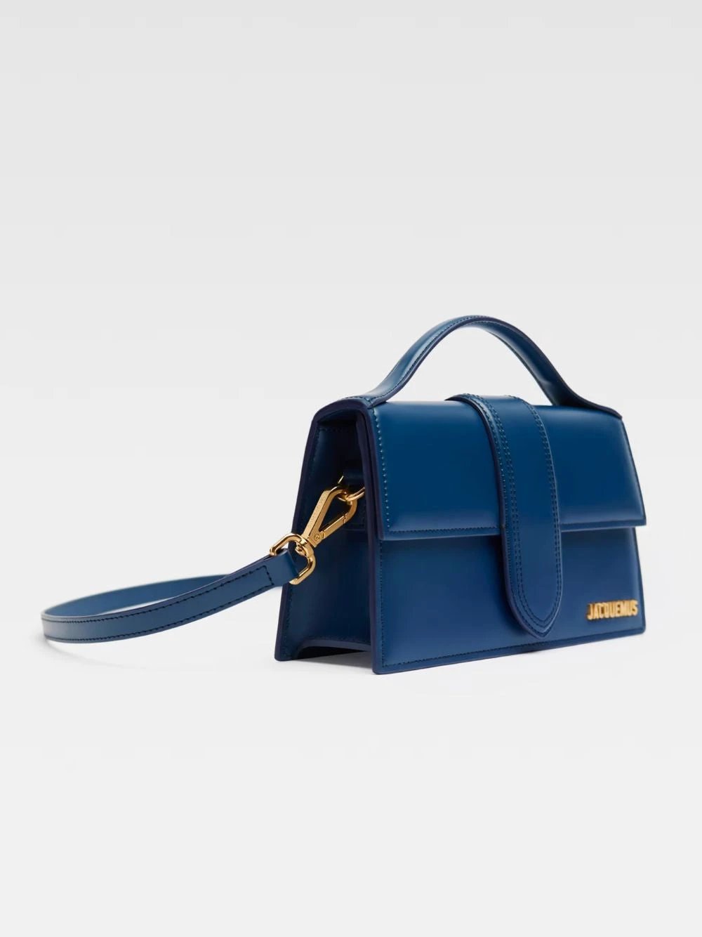 Jacquemus Dark NavyLeather Le Grand Bambino Handbag – Ask Me Wear
