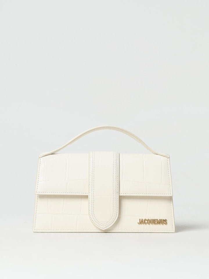 Jacquemus Ivory Cocco Le Grand Bambino Handbag