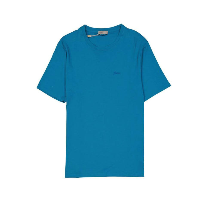 Herno Sample Sale Herno Blue Cotton T-Shirt - | Designer outlet