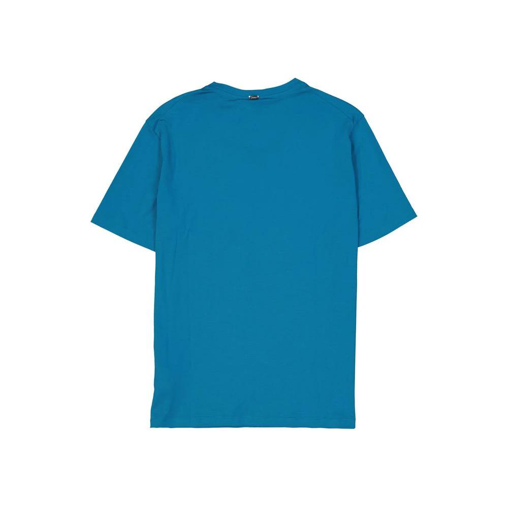 Herno Sample Sale Herno Blue Cotton T-Shirt - | Designer outlet