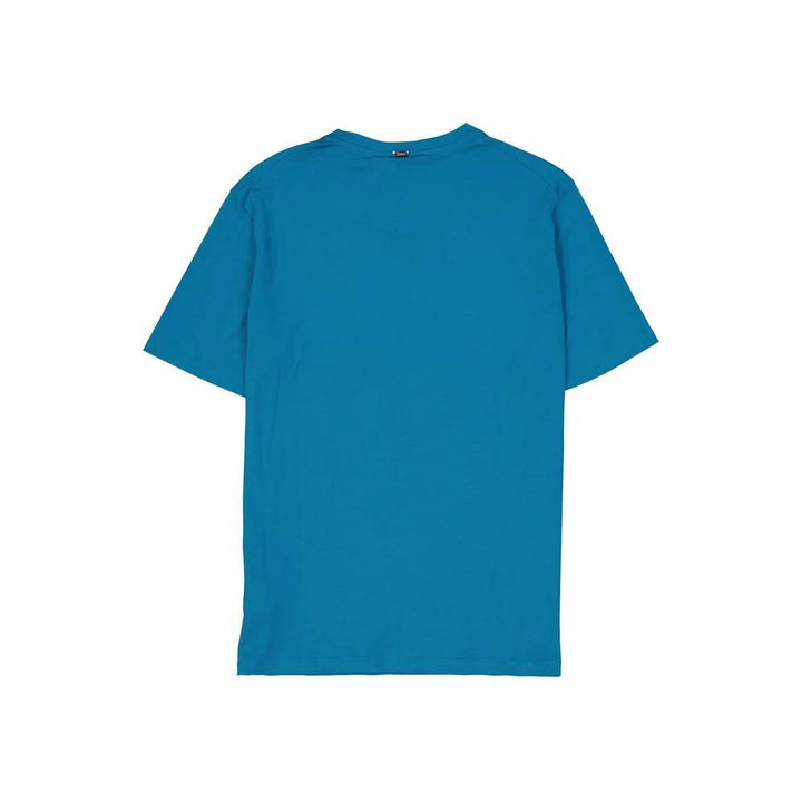 Herno Sample Sale Herno Blue Cotton T-Shirt - | Designer outlet