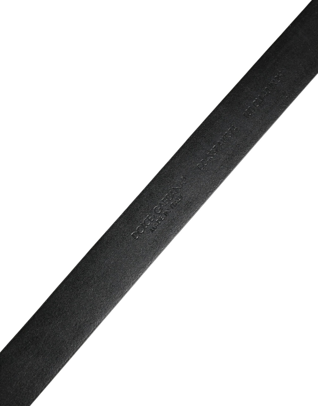 Dolce &amp; Gabbana Sample Sale Dolce &amp; Gabbana Men Black Classic Leather Metal Buckle Belt - | Designer outlet