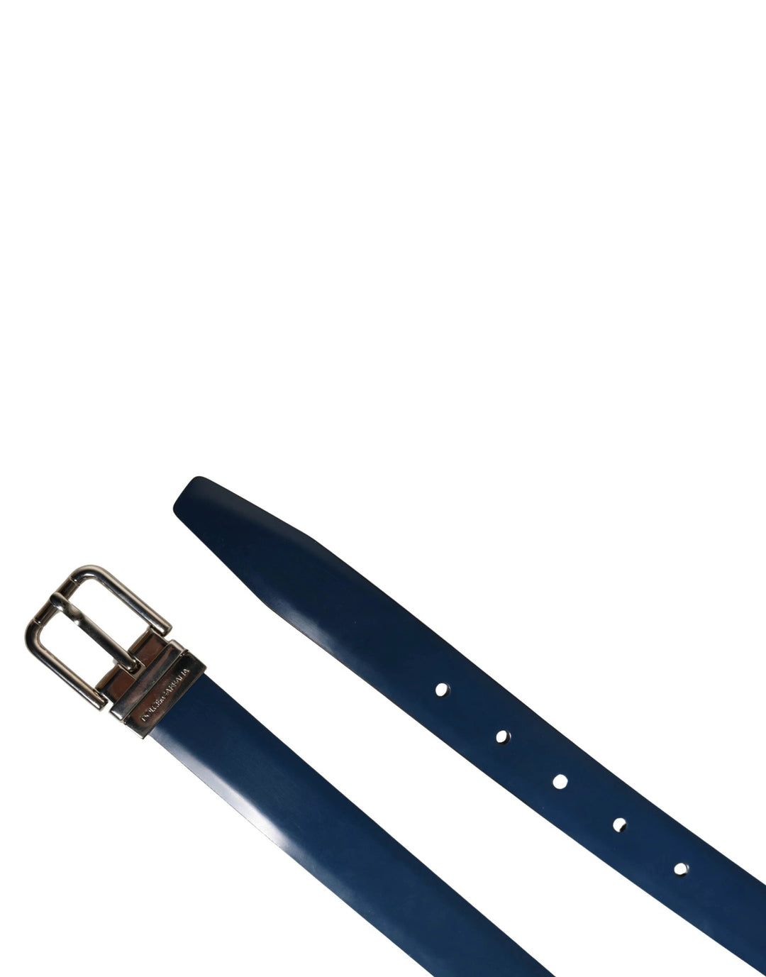 Dolce &amp; Gabbana Sample Sale Dolce &amp; Gabbana Men Blue Classic Leather Metal Buckle Belt - | Designer outlet