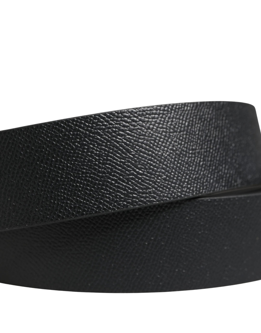 Dolce &amp; Gabbana Sample Sale Dolce &amp; Gabbana Men Black Classic Leather Metal Buckle Belt - | Designer outlet