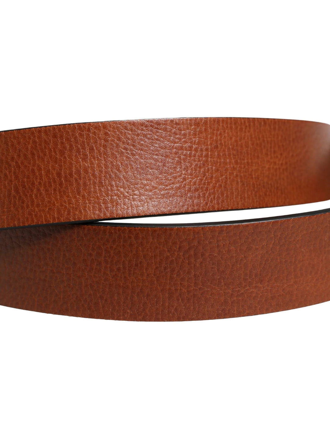 Dolce &amp; Gabbana Sample Sale Dolce &amp; Gabbana Men Brown Leather Classic Metal Buckle Belt - | Designer outlet